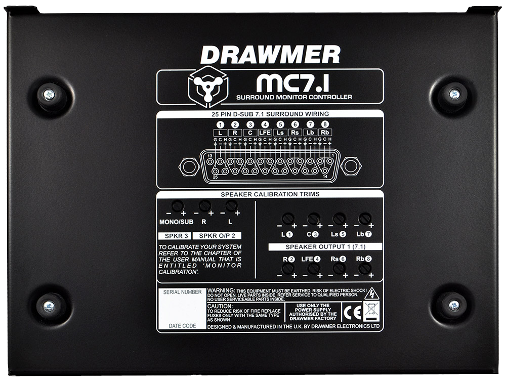 Drawmer MC7.1 - Surround Monitor Controller