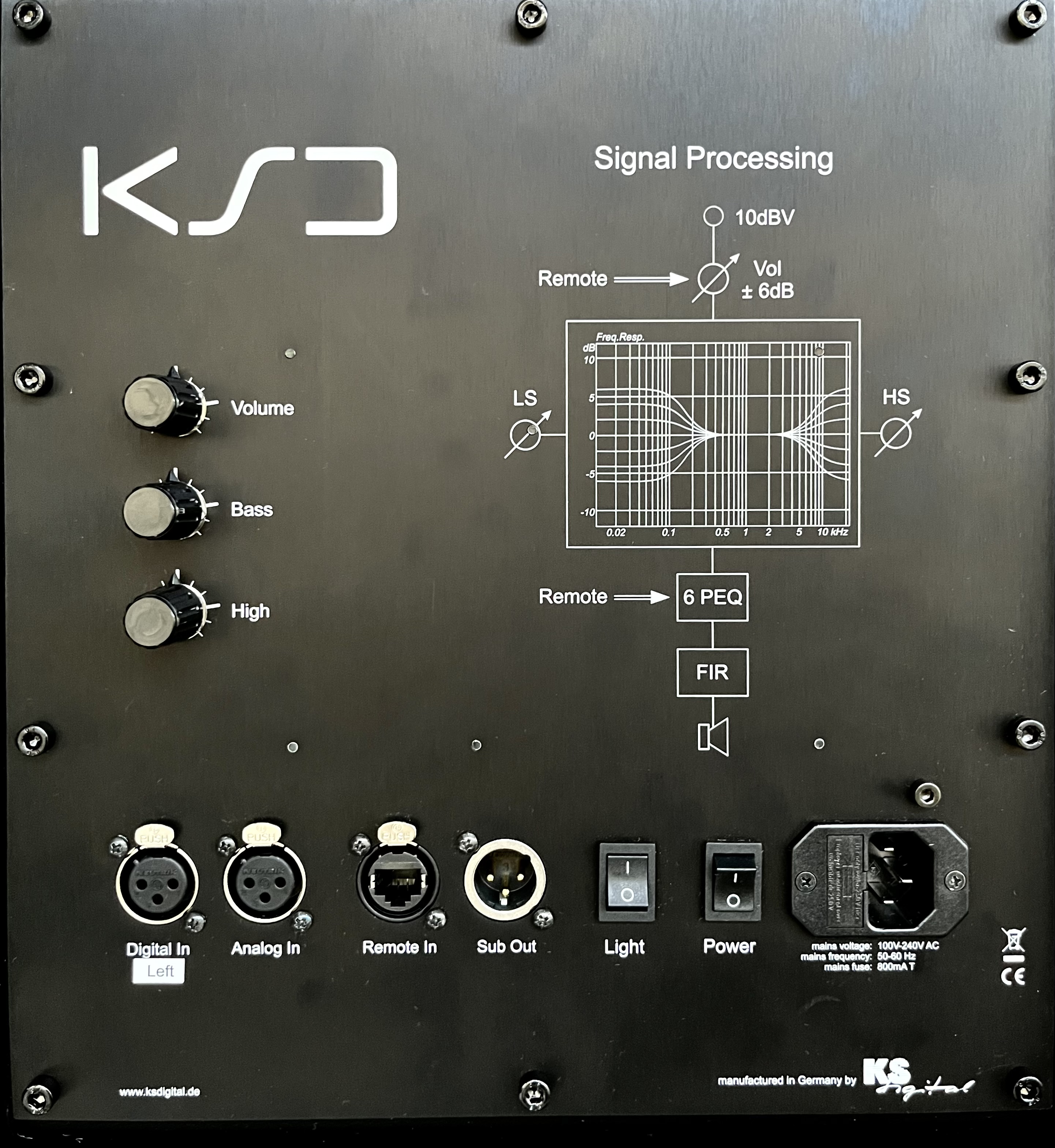 KS Digital C100 Black Left