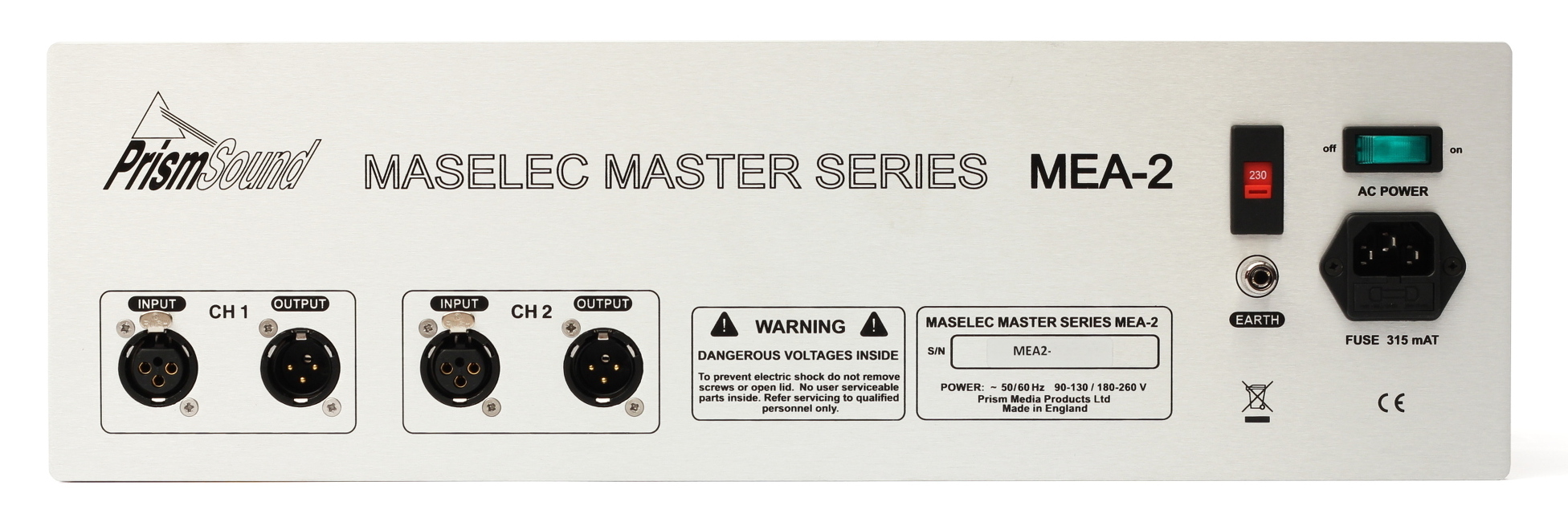 Maselec MEA-2 precision stereo equalizer