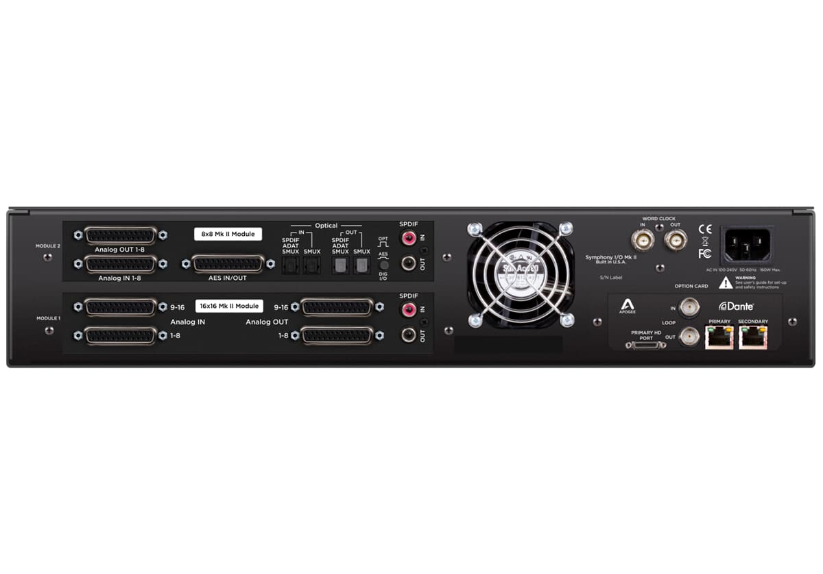 Apogee Symphony I/O MK II 24X24 Dante