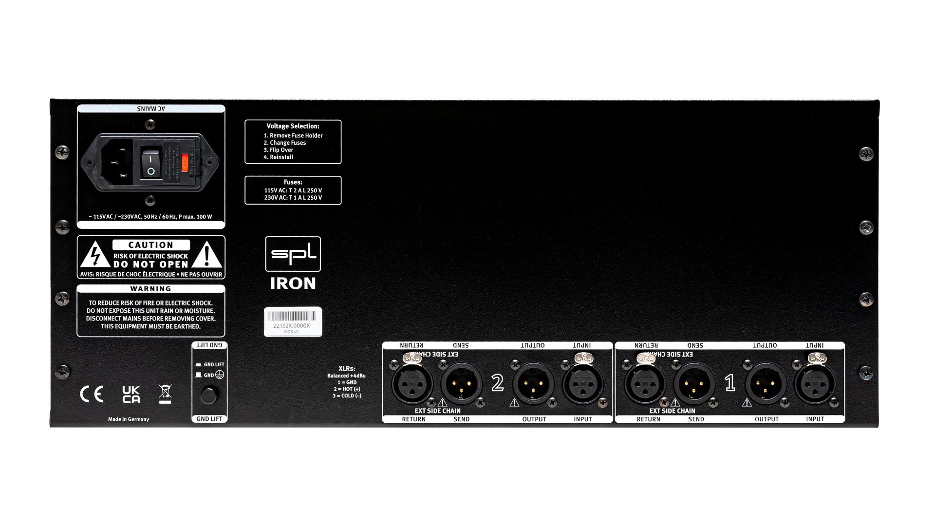 SPL Iron Mastering Compressor black