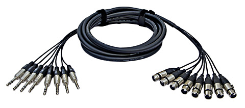 Alva Analog Cable 8X XLR To 8X TRS Female (X8T8PRO5)