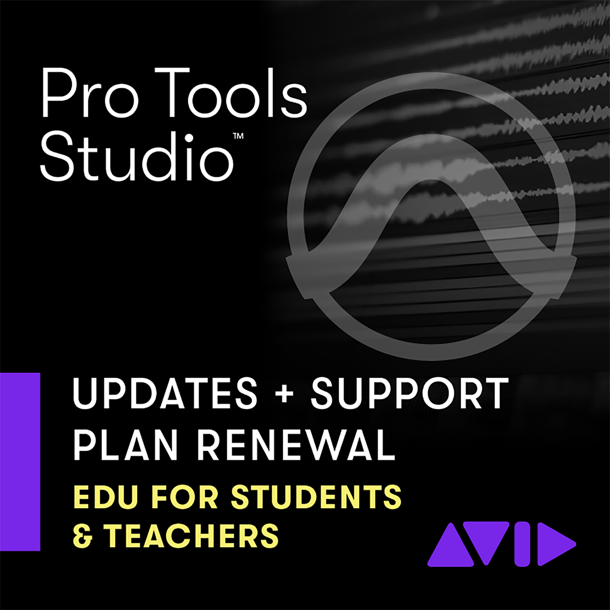 Avid Pro Tools Studio Updates & Support Plan Renewal (Verlängerung) EDU