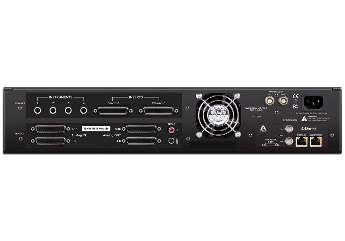 Apogee Symphony I/O MK II 16X16+8MP Dante