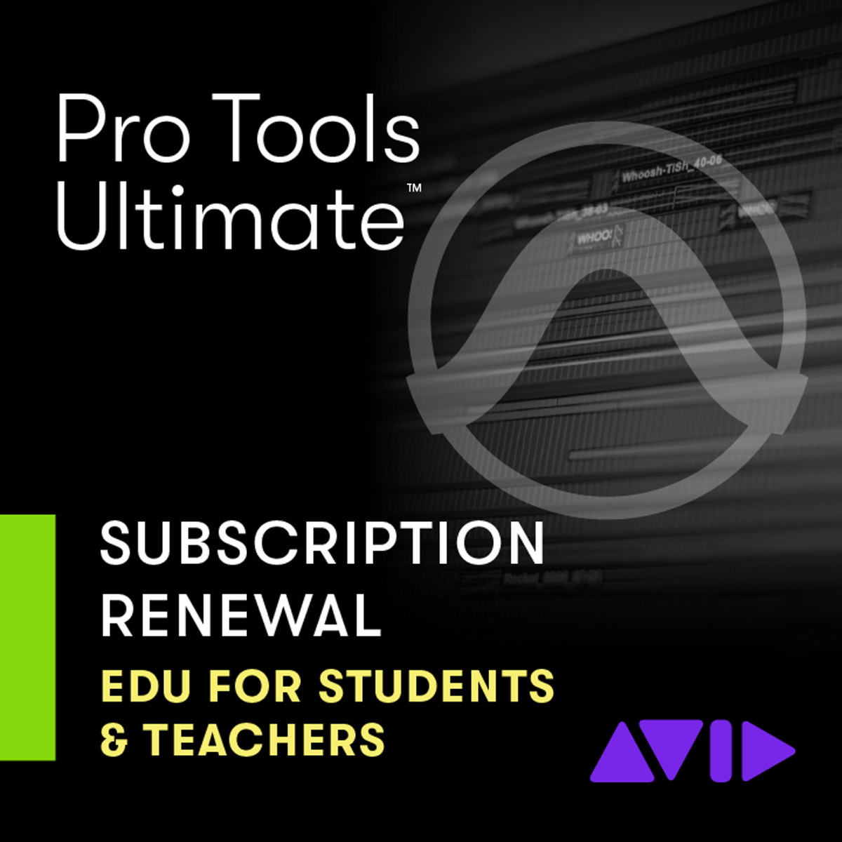 Avid Pro Tools Ultimate Renewal (Jahreslizenz-Verlängerung), EDU for Students/Teachers