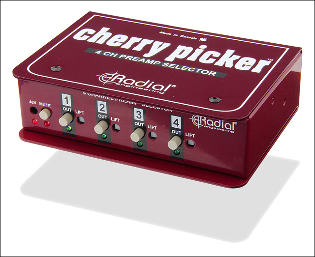 Radial Cherry Picker - Studio Preamp Selector