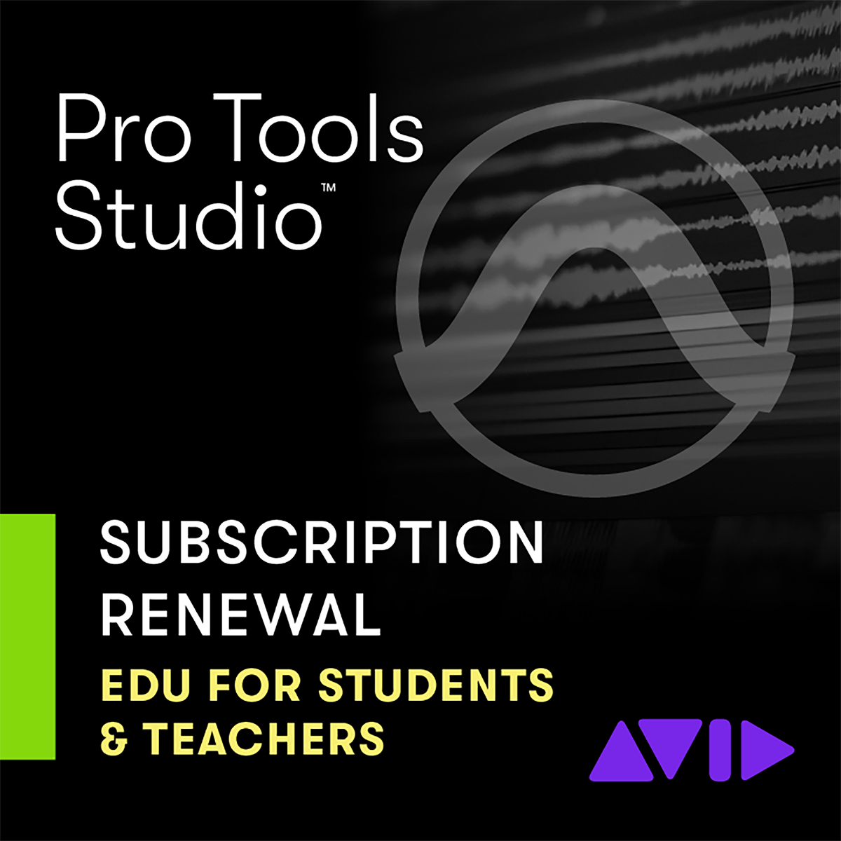 Avid Pro Tools Studio EDU Jahreslizenz Student/Teacher Verlängerung