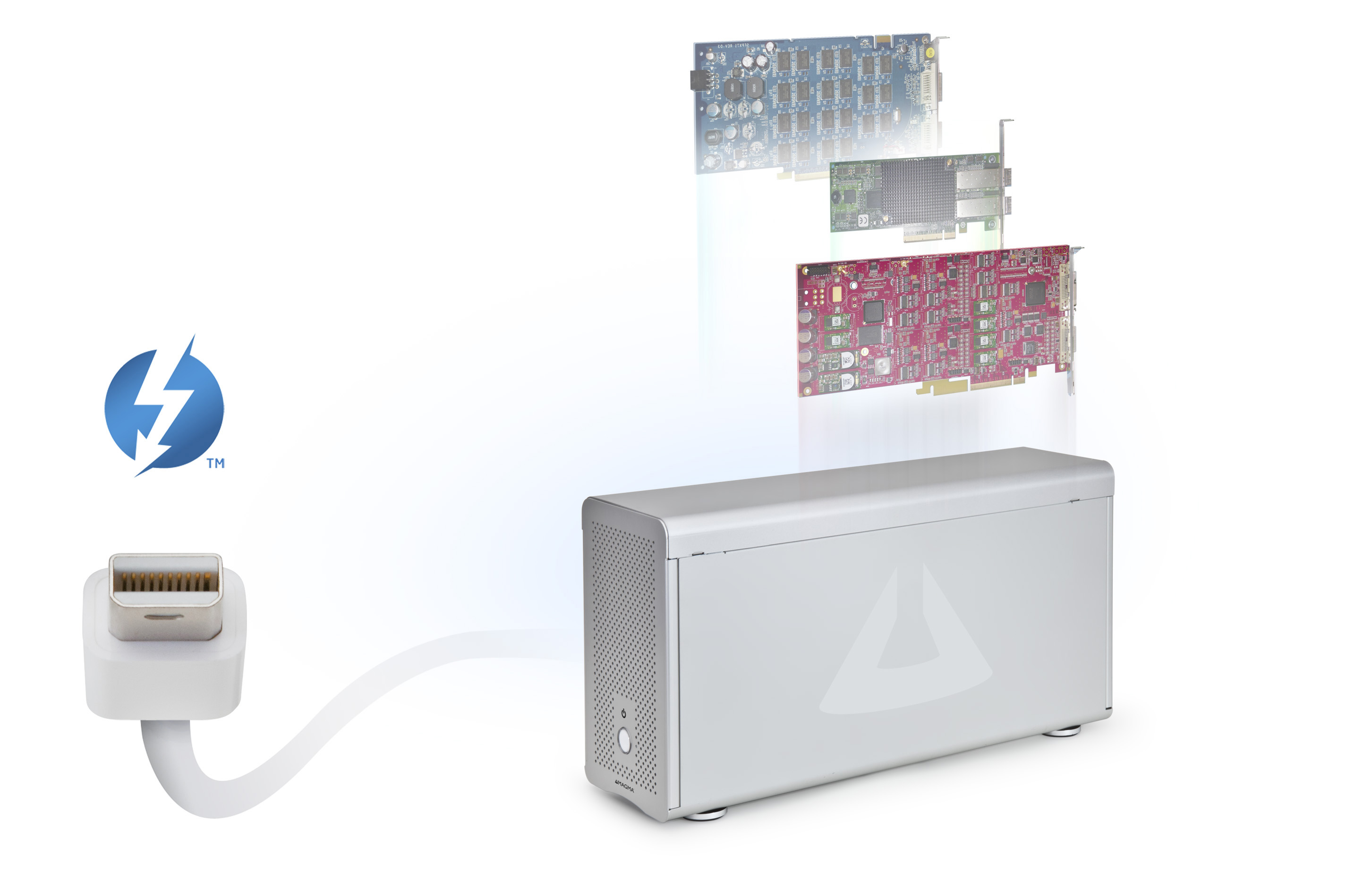 Magma ExpressBox 3T, 3 Slot Thunderbolt 2 to PCIe Expansion with rackmount kit for Mac Pro