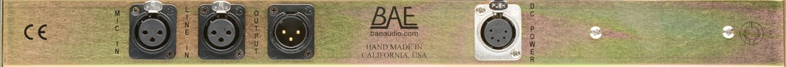 BAE Audio 1066D 19" 1RU rack w/power supply